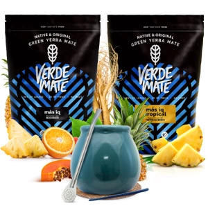 Verde Mate Tee Set Keramik Kalebasse Bombilla