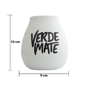 Verde Mate Matebecher aus Keramik  - 350ml-weiss