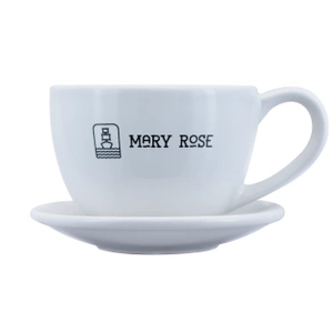 Tasse mit Logo Mary Rose (weiß) 200 ml