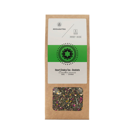 Aromantra x Mary Rose – Herzchakra-Tee Anahata (grüner Tee) 50 g