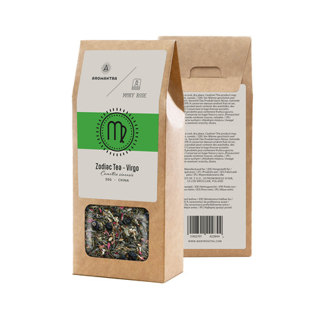 Aromantra x Mary Rose –Sternzeichen-Tee – Jungfrau (grüner Tee) 50 g