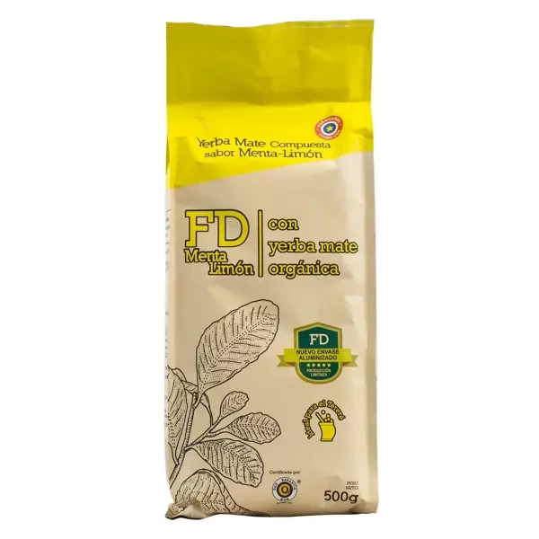 Fede Rico Menta Limon 0,5 kg 500 g – Minz-Zitronen-Mate Tee