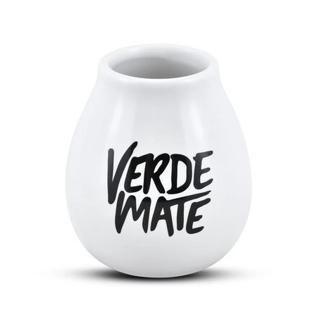 Verde Mate Matebecher aus Keramik  - 350ml-weiss