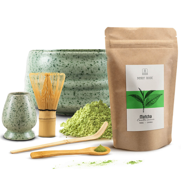 Matcha-Tee-Aufbrühset