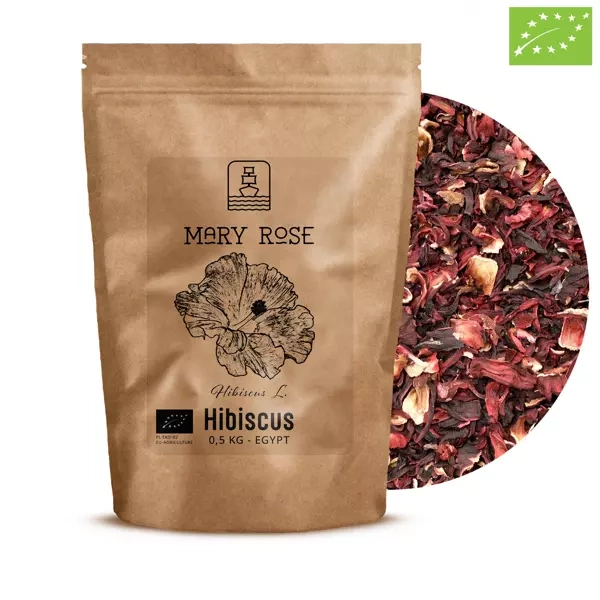 Mary Rose – Bio-Hibiskus –Sudan-Malve (Blütenblätter) 0,5 kg