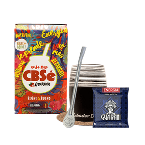 Yerba Mate CBSe Energia 500g Matero Bombilla