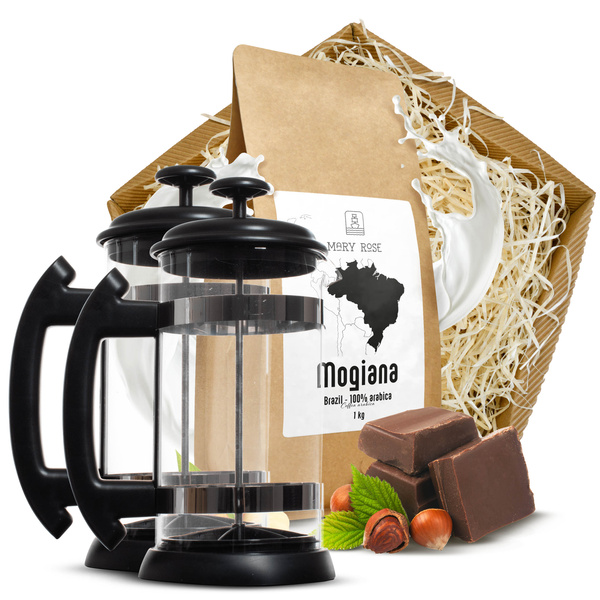 Mary Rose Geschenkset Kaffee + 2x French Press