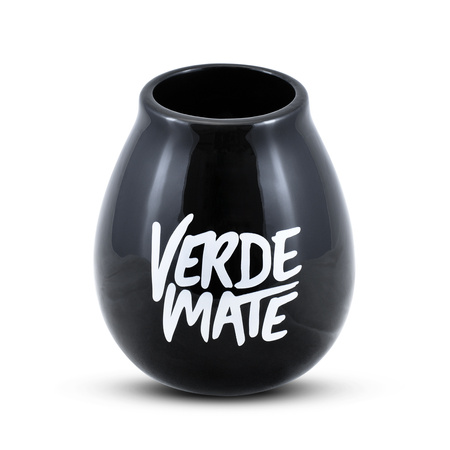 Verde Mate Matebecher aus Keramik - Schwarz - 350ml