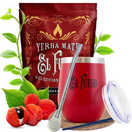 Mate Tee Set El Fuego Energia Guarana 0,5kg