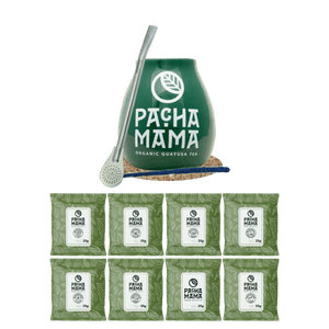 Guayusa Pachamama Set 8x25g Mate Becher + Bombilla