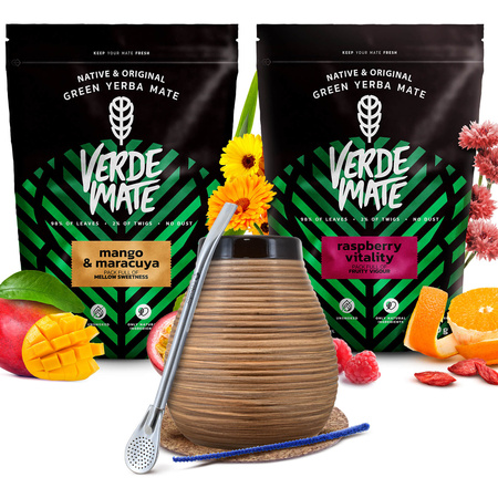 Verde Mate Tee Set Keramik Kalebasse Bombilla