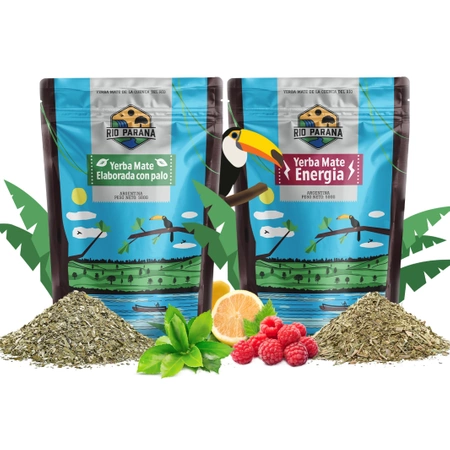 Mate Tee Set Rio Parana Elaborada Energia 1kg