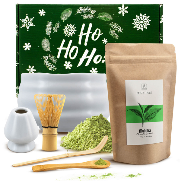 Geschenkset zum Aufbrühen von Matcha-Tee