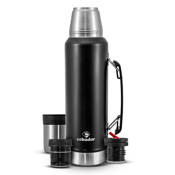 Thermosflasche Cebador Largoinox für Mate Tee /Kaffee/Tee 1,2L