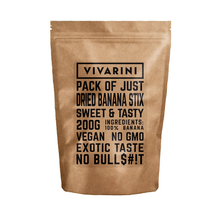 Vivarini – Getrocknete Bananensticks 200 g