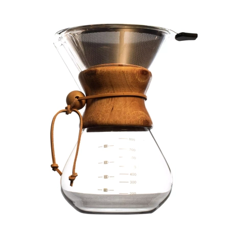 Kaffeeaufbrüher Typ chemex 800 ml + Mehrwegfilter