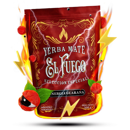 Mate Tee Set Verde Mate El Fuego Energia 2x500g + Zubehör