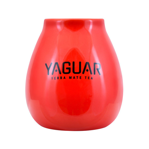 Yaguar Matebecher aus Keramik  - 350ml-rot