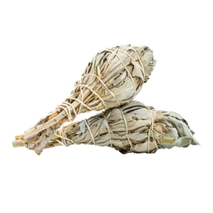 2 x Bündel weißer Salbei + Palo Santo 100g Set