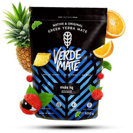 Mate Tee Set Verde Mate Mas IQ 500g 0,5kg Yerbomos + Kalebasse + Bombilla