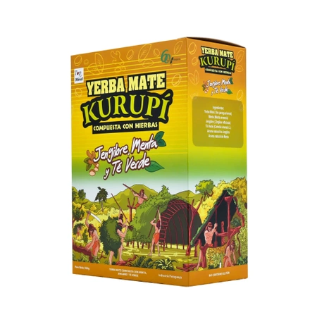 Kurupi Jengibre Menta y Té Verde 0,5 kg