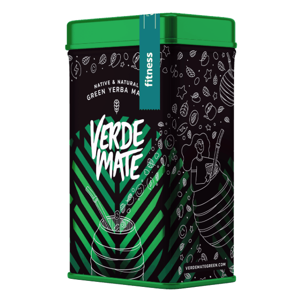 Yerbera – Dose mit Verde Mate Green Fitness 0,5 kg –Kräuter-Früchte Mate Tee aus Brasilien