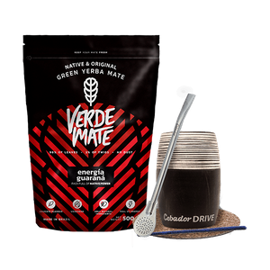 Set Yerba Mate Energia 500g Mate Becher Bombilla