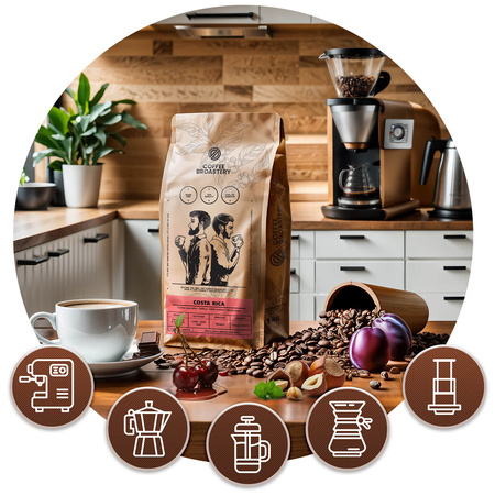 Set Coffee Broastery Costa Rica San Rafael + Nicaragua Colibrí Azul + Brazil Guaxupe 3x1kg (3kg)