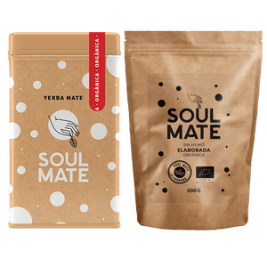 Yerbera Yerba Mate Soul Mate Organica 2x500g