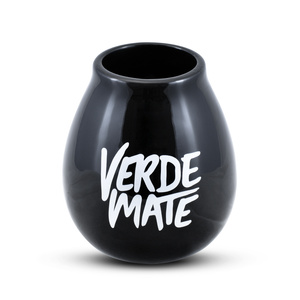 Verde Mate Matebecher aus Keramik - Schwarz - 350ml