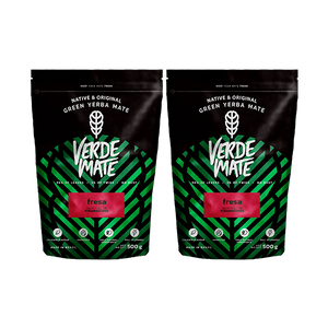 Yerba Verde Mate Green FRESA Erdbeere 1kg 1000g 