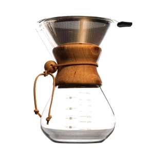 Kaffeeaufbrüher Typ chemex 800 ml + Mehrwegfilter