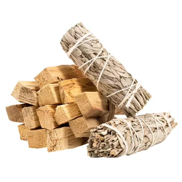 2 x Salbei-Weißbrötchen + Palo santo 200g Set