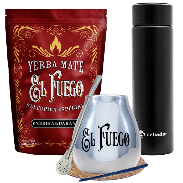 Mate Tee El Fuego Energia 500g Thermoskannen-Set