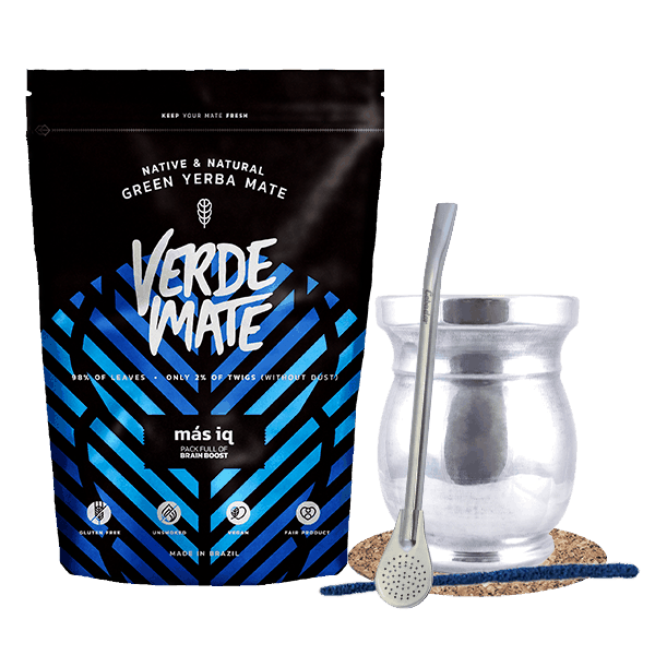 Set Yerba Verde Mate Mas IQ 0,5kg + Palo Santo