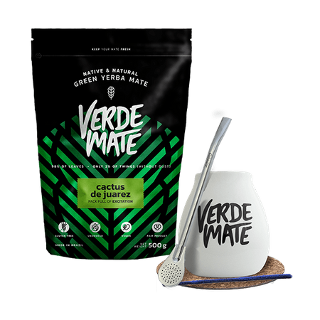 Mate Tee Set Verde Mate Cactus