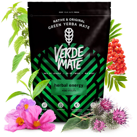 Yerba Mate Set Verde Mate Herbal Energy 500g + Verde Mate Cactus de juarez 500g