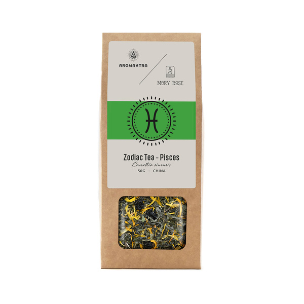 Aromantra x Mary Rose – Sternzeichen-Tee – Fische (grüner Tee) 50 g