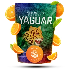 Yerba Mate Set Yaguar Naranja 500g + Yaguar Menta Limon 500g