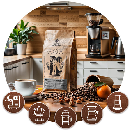 Coffee Broastery - Bohnenkaffee Amico dall'Italia Espresso Roast 400 g