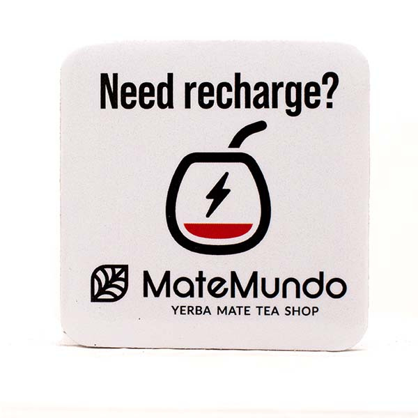 Magnet mit MateMundo-Logo - “Need recharge?