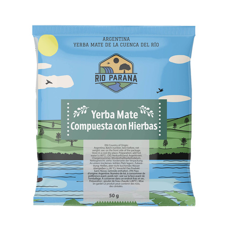 Mate Tee Rio Parana 7x50g Probierset + Zubehör