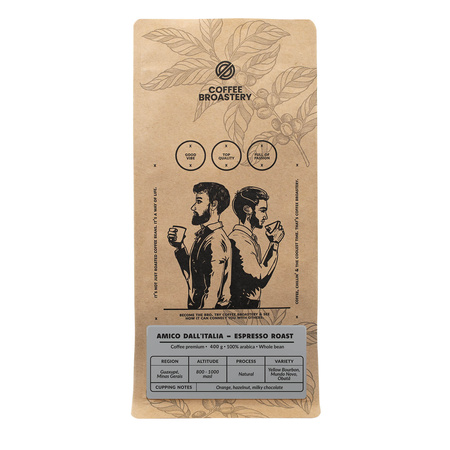 Coffee Broastery - Bohnenkaffee Amico dall'Italia Espresso Roast 400 g