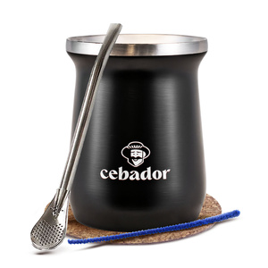 Mate Tee Zubehör Set: Mate-Thermobecher TermoMate PRO + bombilla